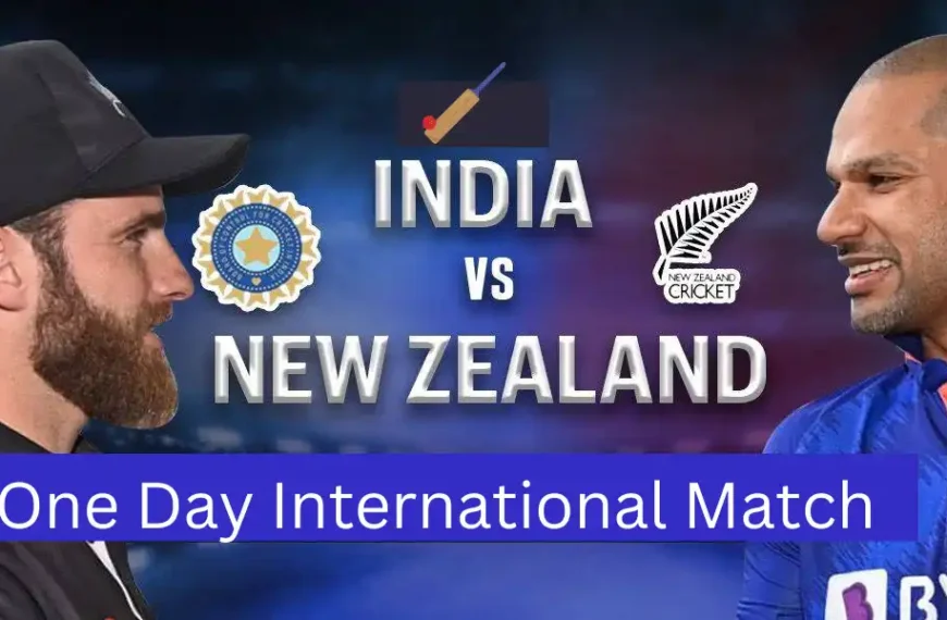 India vs New Zealand in ODI Series