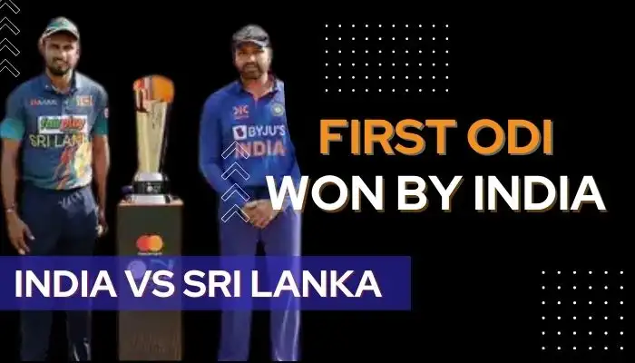 INDIA VS SRI LANKA First ODI