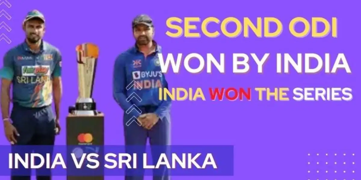 INDIA VS SRI LANKA Second ODI
