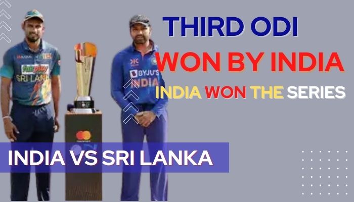 INDIA VS SRI LANKA Third ODI