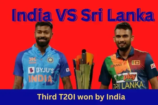 India VS Sri Lanka Third T20I