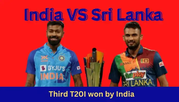 India VS Sri Lanka Third T20I
