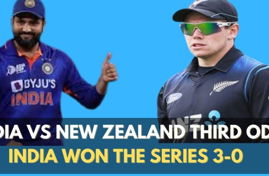 INDIA VS NEW ZEALAND 3rd ODI