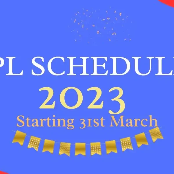 IPL Schedule 2023