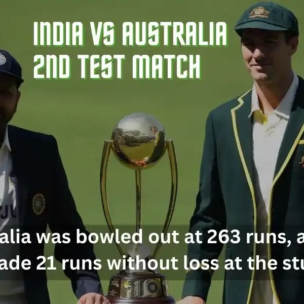India VS Australia 2nd Test Match