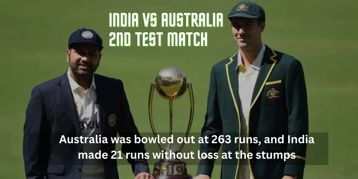 India VS Australia 2nd Test Match