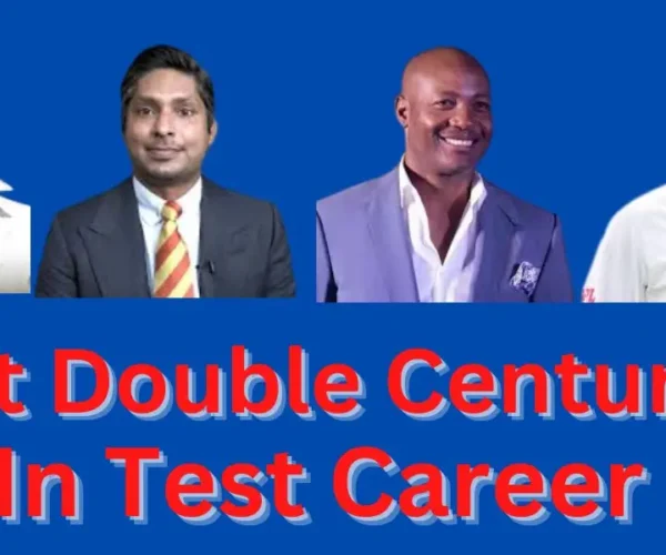 Most Double Centuries in Test Career