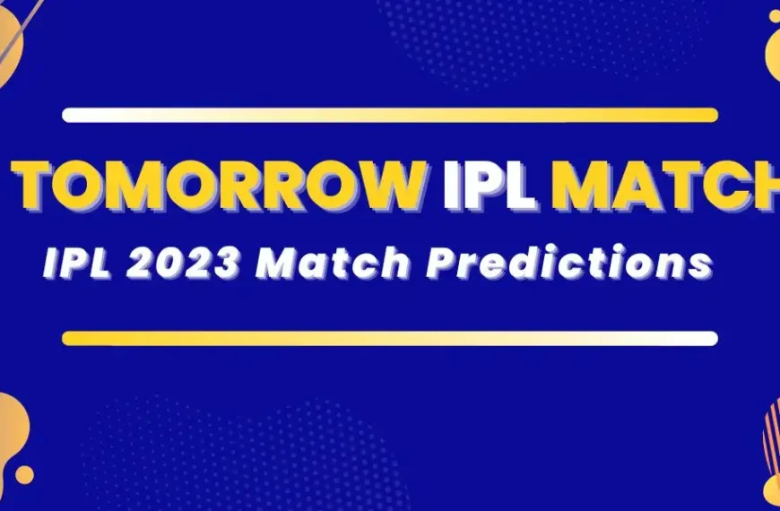 Tomorrow IPL Match number 4