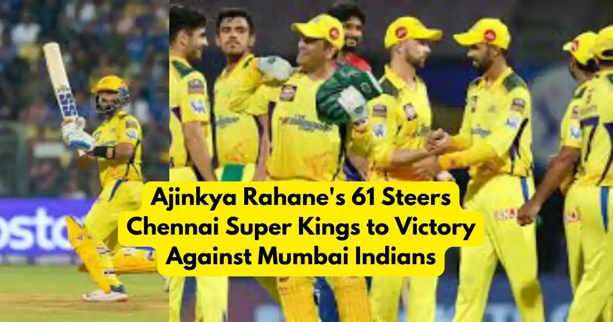 Ajinkya Rahane's quick-fire 61