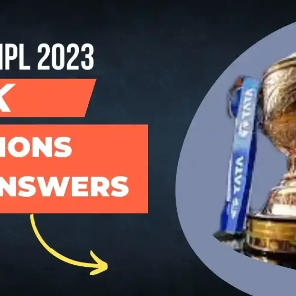IPL 2023 GK Questions and Answer