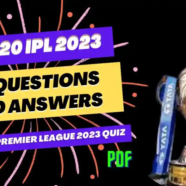 Indian Premier League 2023 Quiz