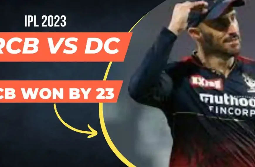 RCB vs DC