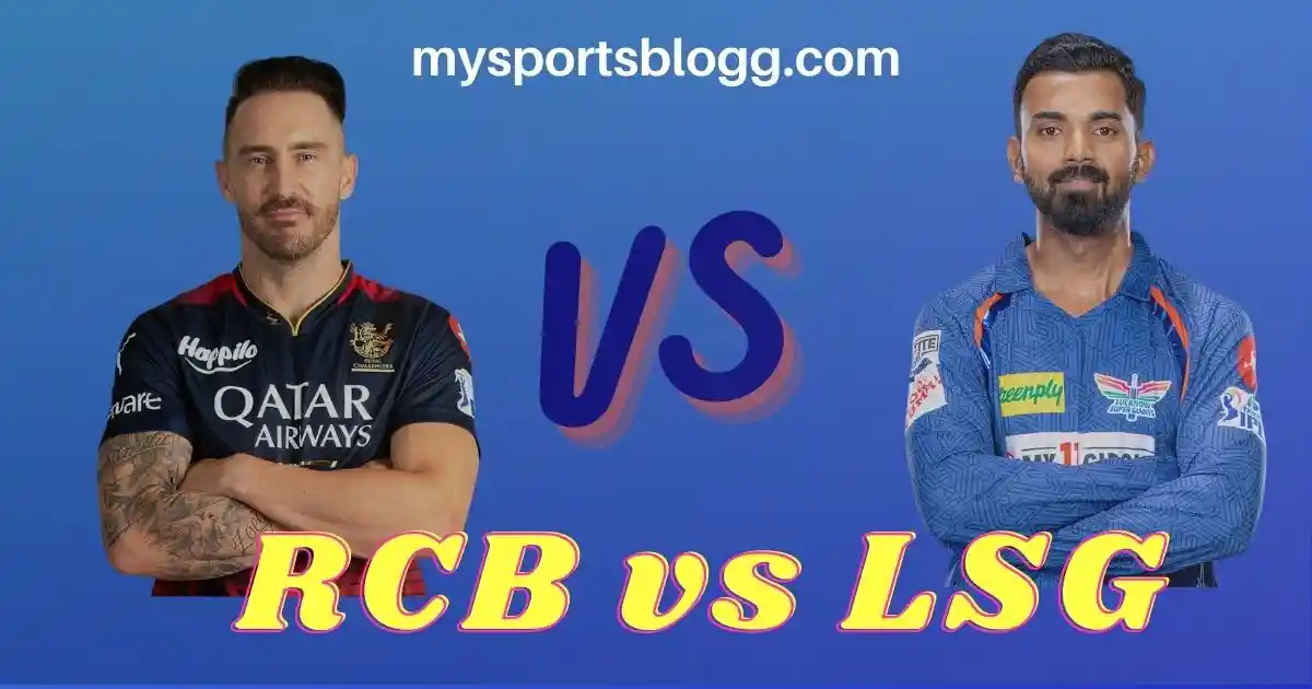 RCB vs LSG