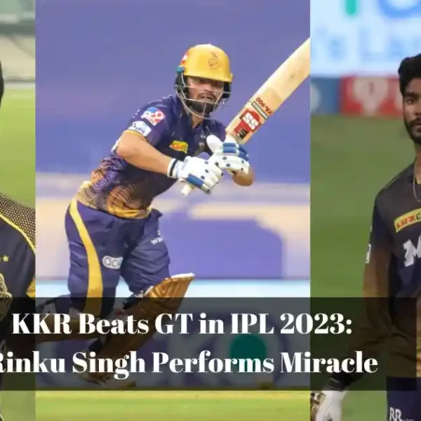 Rinku Singh Performs Miracle