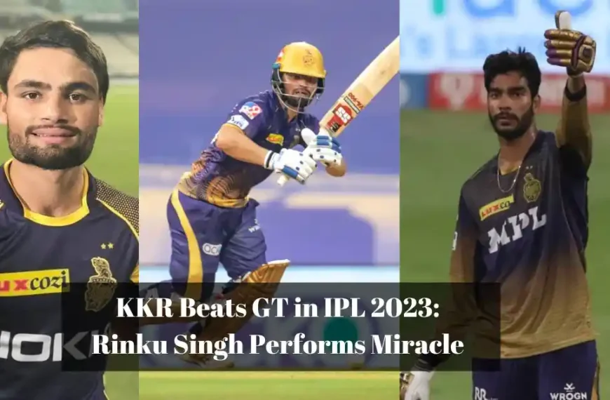 Rinku Singh Performs Miracle