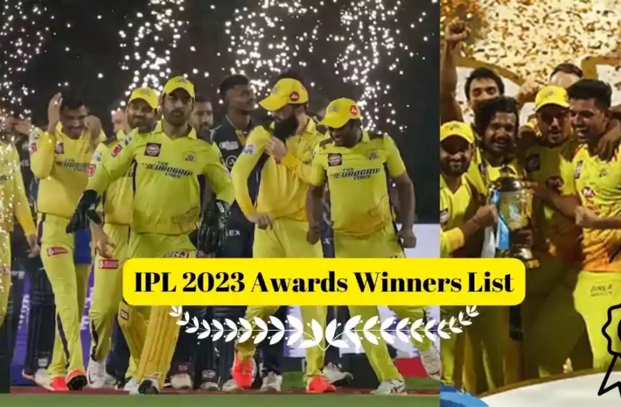 IPL 2023 Awards Winners List