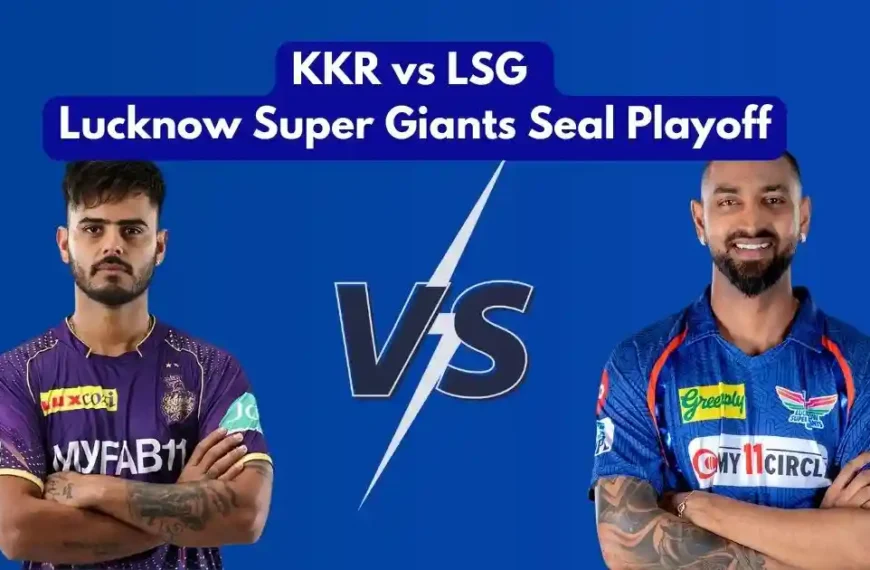 Lucknow Super Giants Seal Playoff