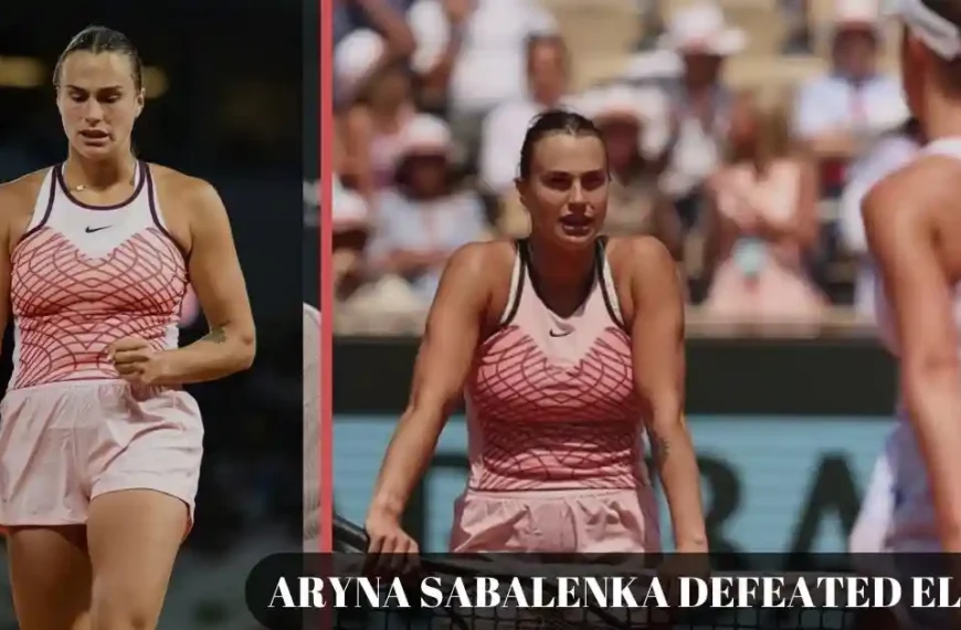 Aryna Sabalenka Elina Svitolina