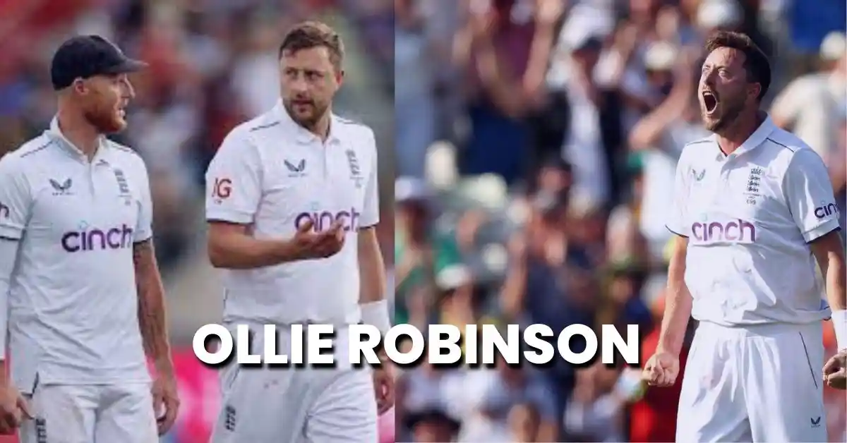 Ollie Robinson's aggressive style