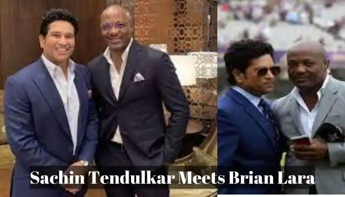Sachin Tendulkar Meets Brian Lara