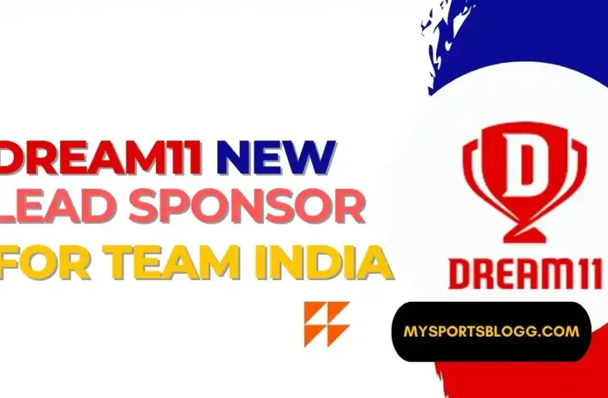 Dream11 New Lead Sponsor for Team India