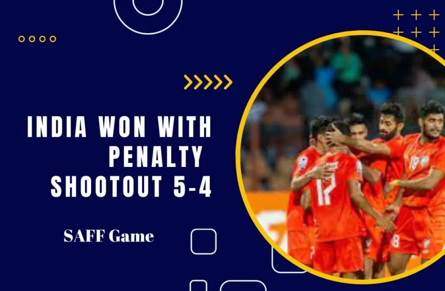 India won with Penalty Shootout 5-4