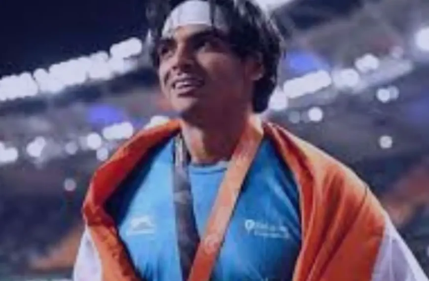 Neeraj Chopra Clinches India's First Gold