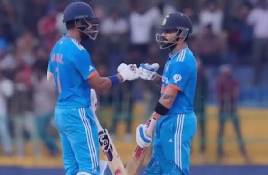 Kohli and Rahul Historic Partnership