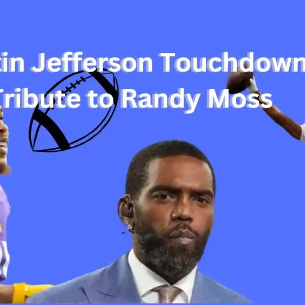 Justin Jefferson Touchdown Tribute to Randy Moss