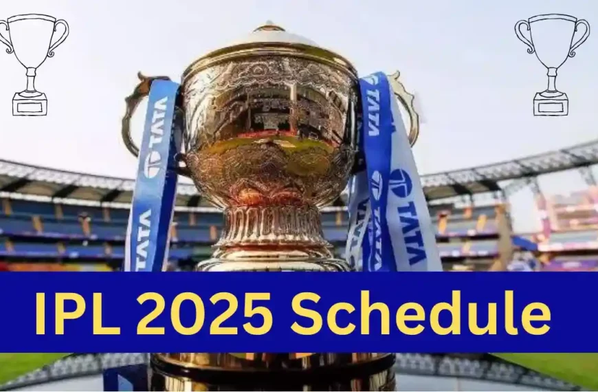IPL 2025 Schedule