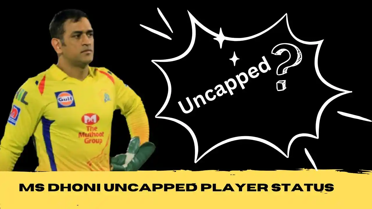 MS Dhoni Uncapped Player Status
