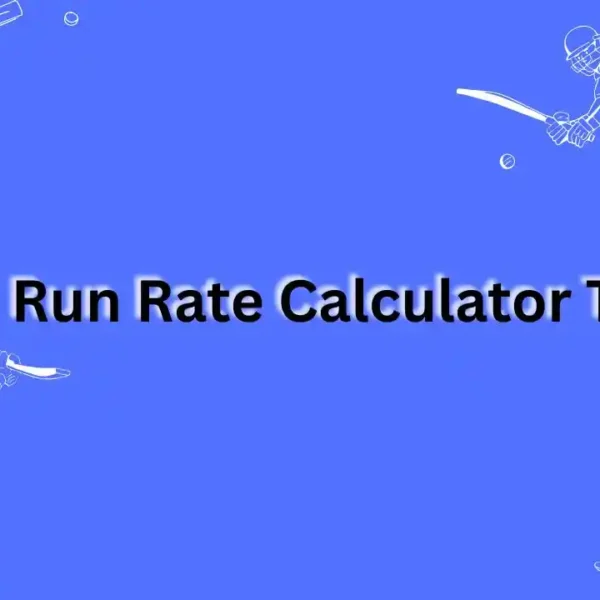 Net Run Rate Calculator Tool