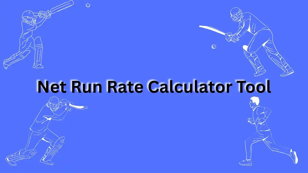 Net Run Rate Calculator Tool