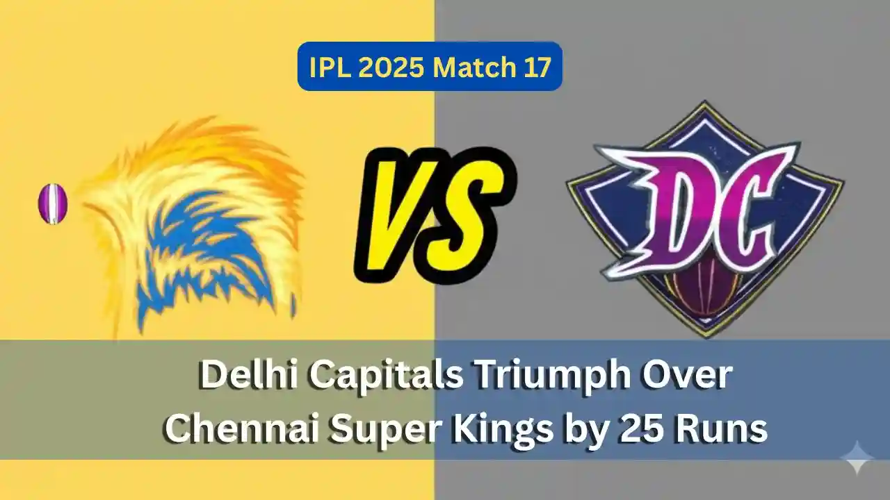 IPL 2025 Match 17