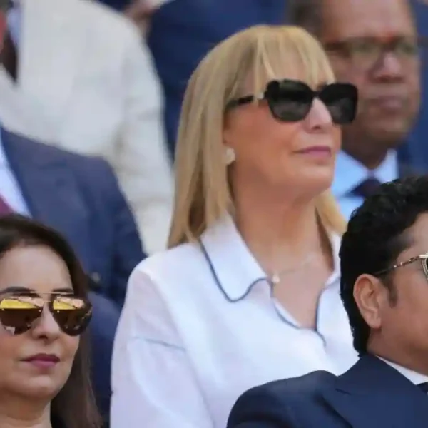 Sachin Tendulkar at Wimbledon 2025