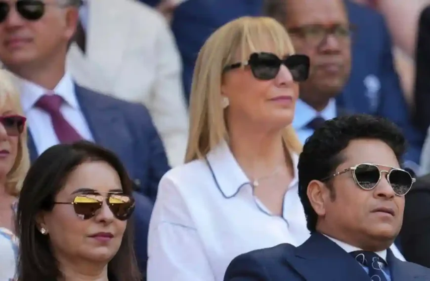Sachin Tendulkar at Wimbledon 2025
