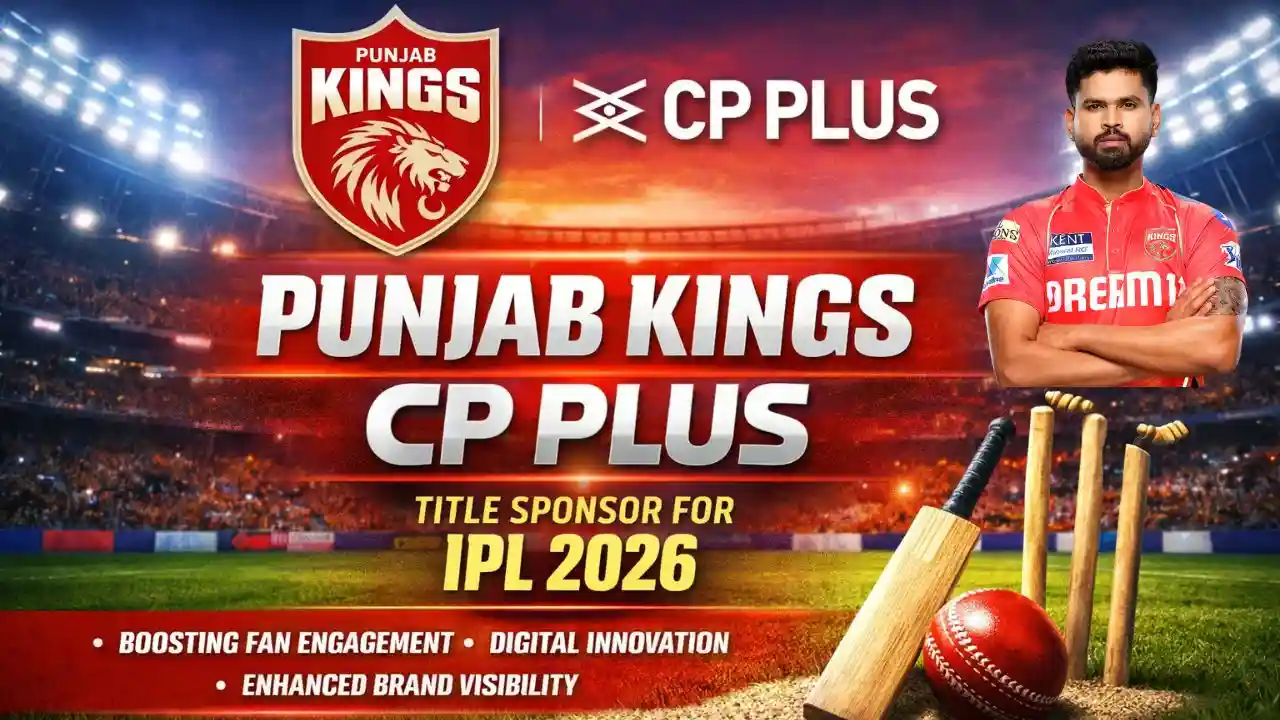 Punjab Kings partnership with CP PLUS